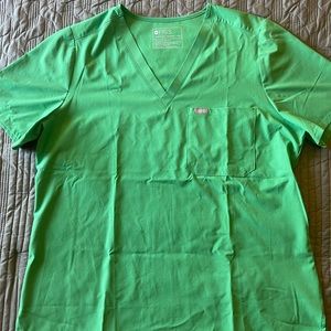 FIGS Catarina (XXL) SAFETY GREEN Fionlite Limited Edition scrub top, NEW